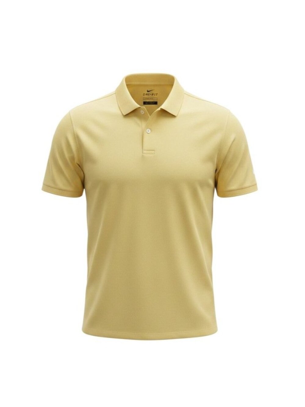 Nike Dri-FIT Men's Yellow Short Sleeve Polo Shirt Size L